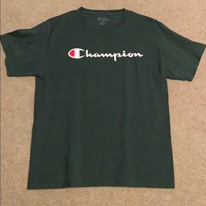 Dark Green, Medium Champion Tee
